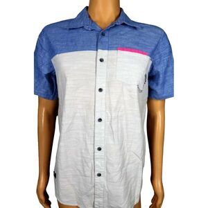 Oakley Button Shirt Size M Factory Pilot ISC International Speedway Corporation‎